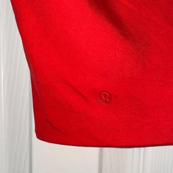 Lululemon Nulu Crewneck Cropped T-Shirt XL - Hot Heat - Picture 12 of 12
